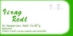 virag redl business card